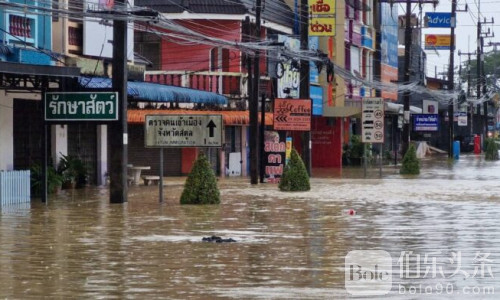 创十年新高！泰国斯通府水位暴涨2.79米，交通全面瘫痪