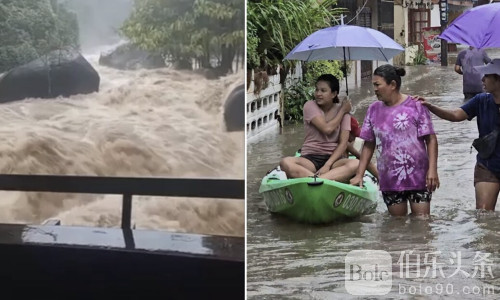暴雨来袭，帕塔卢县山洪爆发，800名居民被困！