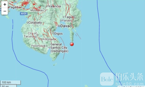 菲律宾达沃东方突发5.5级地震！菲火山所紧急发布预警！