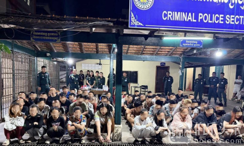 贡布省突击执法：65名越南狗推落网！