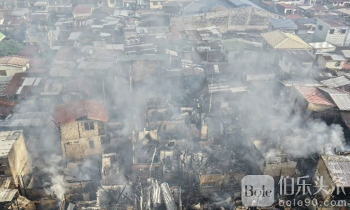 一场火灾烧毁68栋房屋！菲律宾300多人被迫撤离