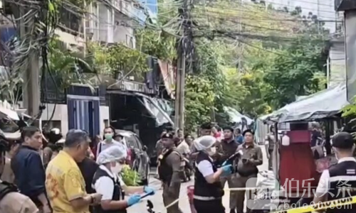 泰国前公务员复仇！狂开两枪击毙摩托车手血洒巷口