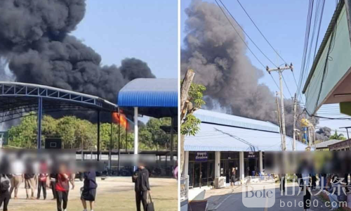 泰国油罐车爆炸引火光冲天！学校紧急疏散学生