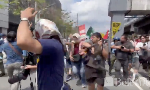 菲律宾EDSA抗议者突破警察封锁！要求严惩贪腐