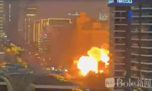 中东局势外溢！导弹碎片坠落迪拜致建筑起火