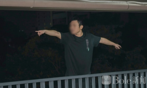 金边惊险一幕：中国男子公寓跳楼被紧急救下！