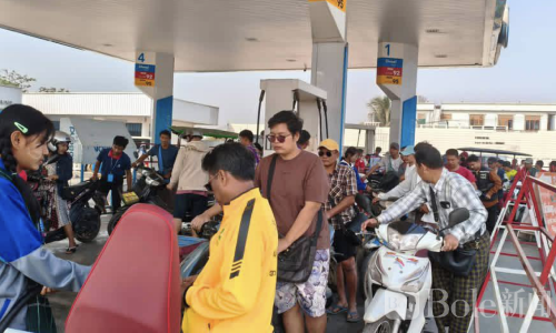 缅甸妙瓦底燃油短缺，泰国暂停供油民众限购！