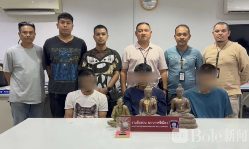 泰国三人行夜盗佛像全落网！主犯坦承为买毒品下手