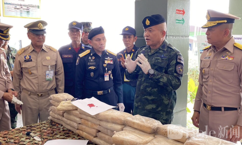 泰国边境行动！军方查获160万颗冰毒贩毒团伙落网