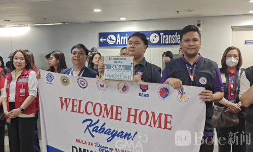 首批菲律宾海外劳工安全返国，航班受限仍紧急疏散