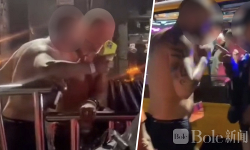 普吉岛老年游客街头被攻击！外国游客挑衅警方介入