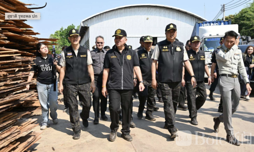 泰国副总理突击阿育他雅仓库：发现珍贵木材价值达30亿！