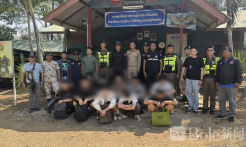 泰国CIB突袭龙眼园！10名中国人员非法入境被捕