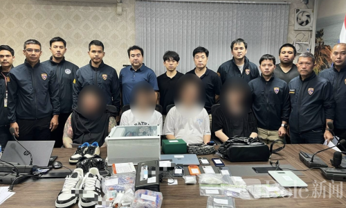 泰国移民局突查豪华别墅！捣毁韩国毒品团伙并查获多项毒品