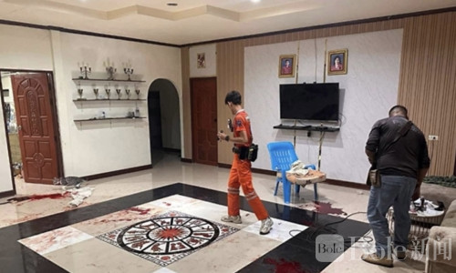 泰国男子情绪失控持刀袭击家人，祖母女友双亡