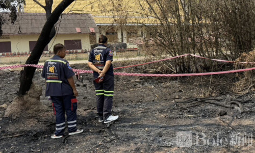 泰国幼儿园旁树林内现烧焦尸骨，疑似失踪男性