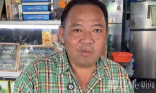 泰国男子金链加身餐后逃单，还叫嚣“去报警我不怕”