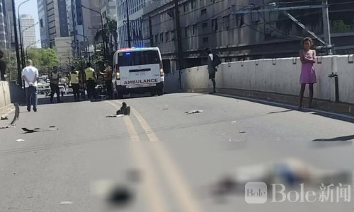 宿务高架桥救护车逆行撞摩托，17岁女大学生当场身亡！