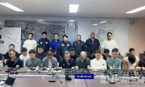 专骗中国人！19名中国人在曼谷搭建赌博机房被抓