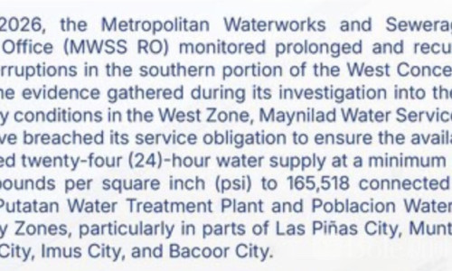 菲律宾水务公司被罚了！16万用户将收到退款补偿