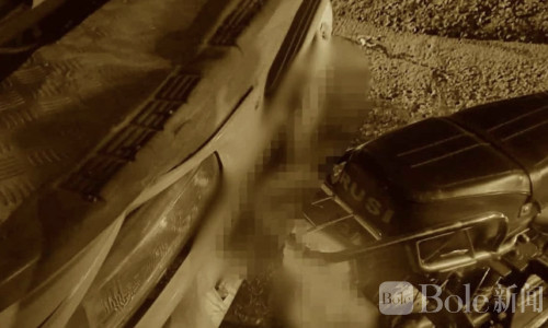 马尼拉惊魂车祸：女子跌落三轮车遭货车碾压致截肢！