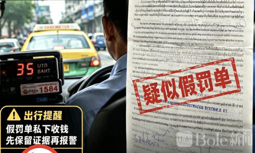假罚单收费？中国游客曼谷打车被勒索1000泰铢