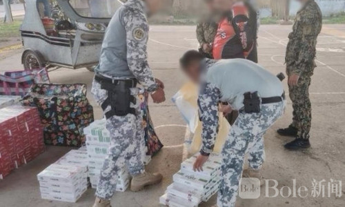 价值541万比索！菲律宾突袭私烟仓库，3人当场被抓