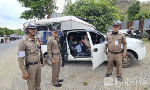 返程路上被拦下！泰国警方查车发现两名过期签证柬埔寨劳工