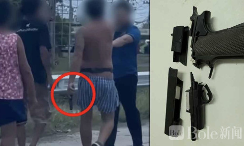 两千泰铢闹出人命风波！三人持假枪利刃追债，刺伤销售员！