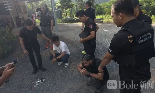 泰国帕岸岛突袭抓获印度男子！涉毒+非法居留+枪支训练