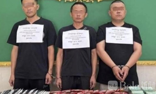 柬埔寨突击行动查获近11公斤毒品，三名华人被捕