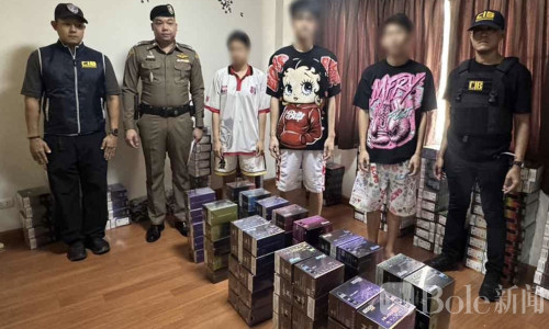 突袭！曼谷藏4000件电子烟大仓，幕后网红被警方锁定