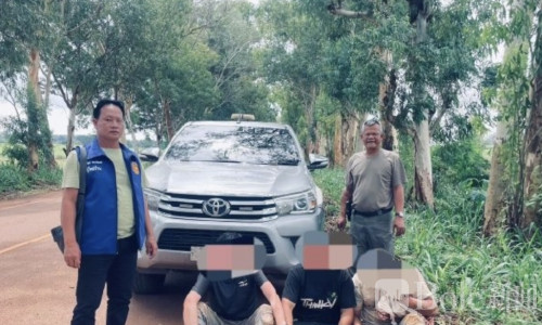 泰南边境截获偷渡车辆，3名中国男子计划偷渡大马被抓！