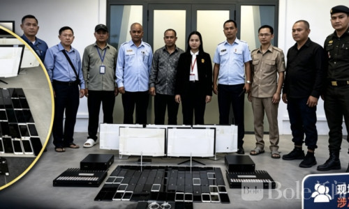 柬埔寨巴域突查电诈窝点：3地联动排查，7名中国人被抓！
