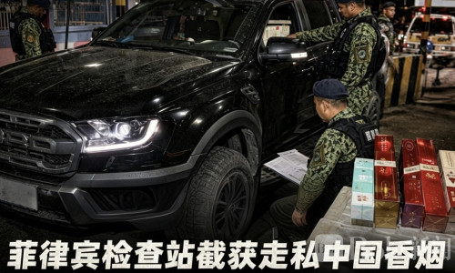菲律宾检查站截获87条中国香烟！中国男子与司机被捕