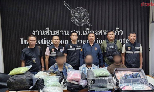 泰国查获10万粒摇头丸，3外籍男子涉跨国毒网被捕