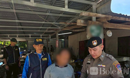 泰国警方突查6处摩托改装店，查获非法零件及套牌车