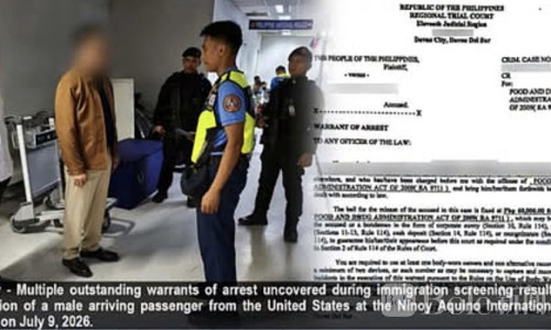 刚落地菲律宾机场就被抓！男子身背6张逮捕令，当场落网