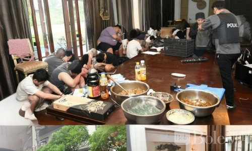 老挝突袭7栋出租屋！122名涉电诈人员被控制，63人为中国籍