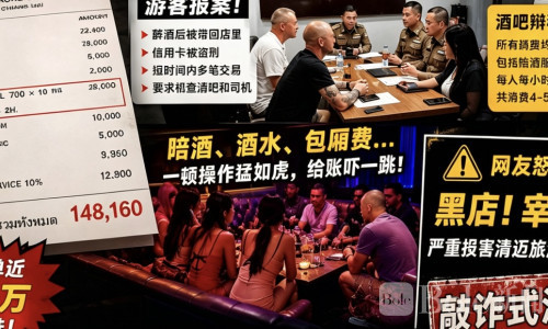 清迈KTV陷“天价消费”风波！英国游客信用卡被刷近15万