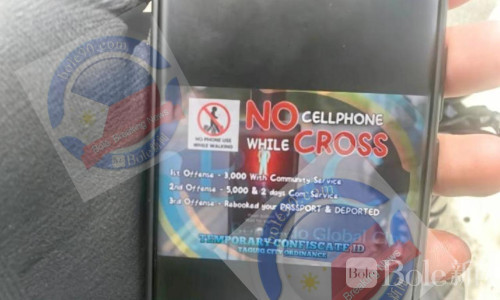BGC街头出新规？中国人边走路边打电话竟被拦停敲诈