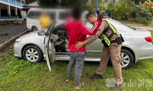 泰国盗车男子连犯多案，偷车卖手机骗油费最终被捕