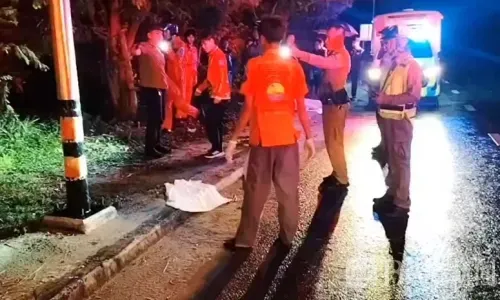 泰国11岁男童偷偷骑父亲摩托外出，撞上电线杆当场身亡！